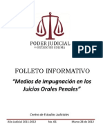 06-2012 - Medios de Impugnacion en Los Juicios Orales Penales PDF