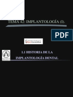 Historia de Implantologia PDF