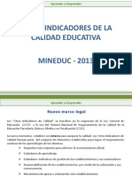 Otros Indicadores Calidad Educativa