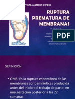 Ruptura Prematura de Membranas Parte Saby