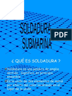 Soldadura Submarina