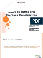 Como Se Forma Una Empresa Constructora