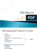 SAS Slides 12: Macros