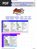 King of Fighters95 Moves PDF