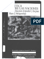 TA1, Realismo, Hans Morgenthau. Política Entre Las Naciones (Cap 1-3)