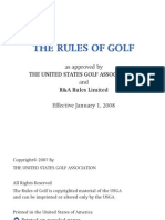 Rules of Golf - 2008