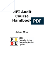 MFI Audit Course Manual1