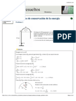 Problemas de Conservación de La Energía