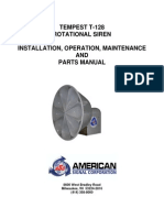 Emergency Siren System-T 128 Manual