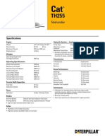 Cat Telehandlers Specs PDF