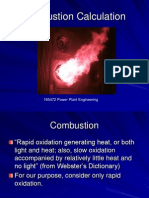 Combustion Calculation: 165472 Power Plant Engineering