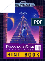 Phantasy Star III - Generations of Doom Official Hint Book