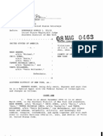 NY Governor Spitzer Criminal Complaint