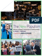 The New Populism: A Movement and Agenda To Transform America's Economy and Politics