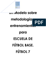 Esquemas de Juego Futbol 7