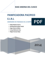 Panificadora Pacifico de Seminario de Finanzas