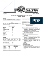 Harley Davidson xr1000 Racing Specs