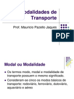 Logística II - 01 - Modalidades de Transporte