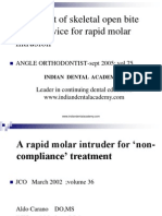 Rapid Molar Intrusion Device / Orthodontic Courses by Indian Dental Academy