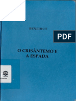 BENEDICT, Ruth. O Crisântemo e A Espada