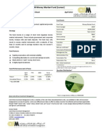 AAIB Money Market Fund (Juman) : Fact Sheet April