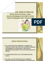 Calculos Obstetricos