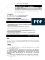 Pasa 5266 Camera Course Outline