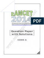 Eamcet 2014 Engineering Key Solutions