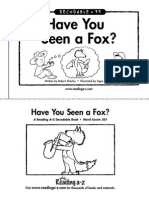 Have You Seen A Fox