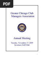 2009 GCCMA Annual Meeting Reports