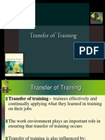 Transfer of Training