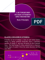 Rutherford Backscattering Spectrometry Basic Principles