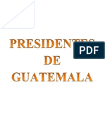 Presidentes de Guatemala