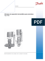 Valvulas de Expansion Termostaticas para Amoniaco Tipo TEA