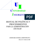 Manual de Administracion Escolar Version Aprobada Oct 2006