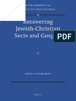 Petri Luomanen - Recovering Jewish-Christian Sects and Gospels - 2012