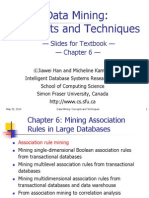 Data Mining: Concepts and Techniques: - Slides For Textbook - Chapter 6