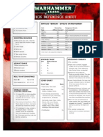 Quick Reference Sheet: Difficult Terrain - Effects On Movement