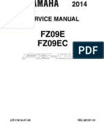 Yamaha YZ-125 Service Manual Workshop Manual 2014