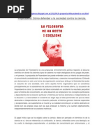 Feyerabend. Cómo Defender A La Sociedad Contra La Ciencia.