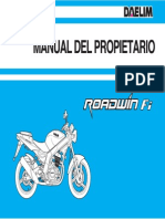 Manual Daelim Roadwin 125 Fi