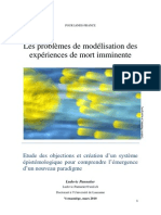 Les Problèmes de Modélisation Des Expériences de Mort Imminente (MASTER) PDF