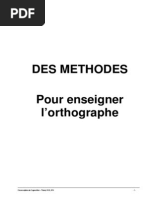 Enseigner Ortho