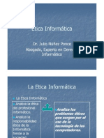 Ética Informática - Dr. Julio Núñez