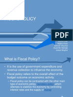 Fiscal Policy: Submitted by