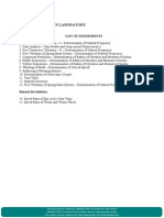 Dynamics Lab Manual Me2307 PDF