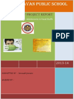 Chemistry Project On Food Adulterants