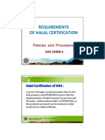 Halal Certification Policies and Procedures Has 23000