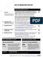 How To Register For PST GST