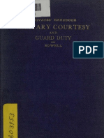 (1898) Private's Handbook of Military Courtesy 